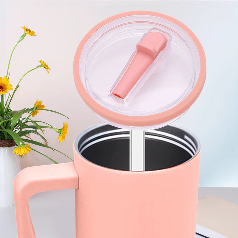 40oz Tumbler Flip Straw Lid - Spill-Proof Replacement