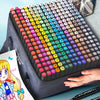 Double-Headed Art Marker Set for Drawing, Sketching & Manga