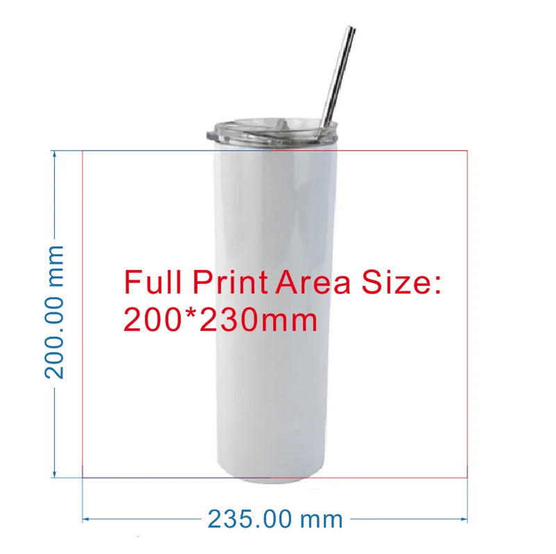 Individuelles Foto-Druck 600ml Edelstahl Becher