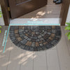 Semi-Circular Non-Slip Door Mat