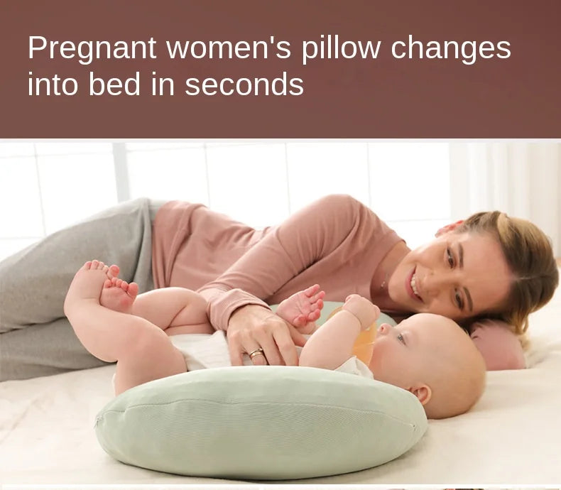 U-Shaped Maternity Pillow for Sleeping and Nursing Support