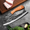 Wooden-Handle Stainless Steel Kitchen Cleaver