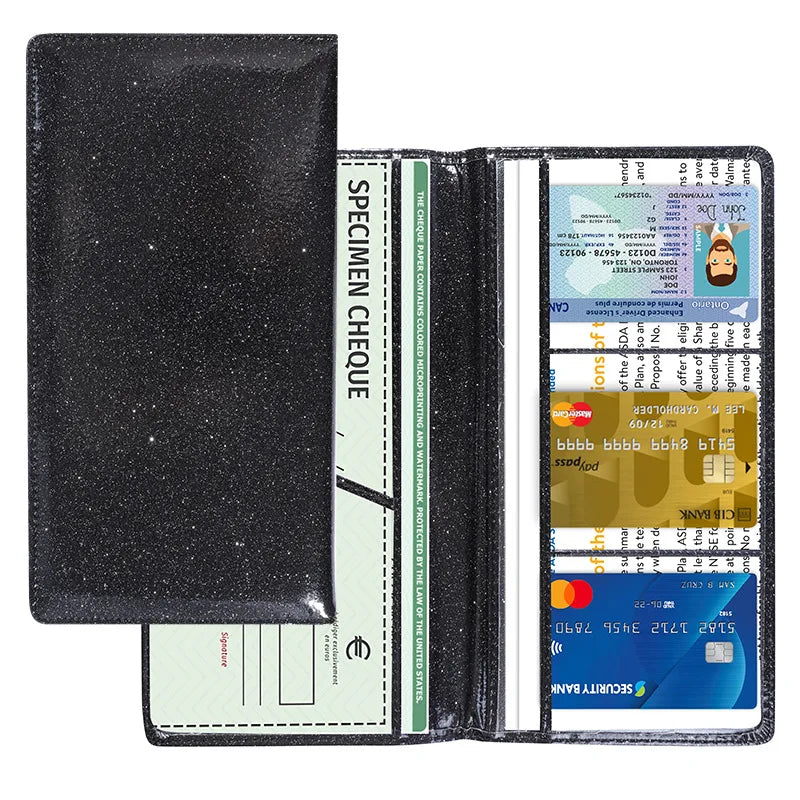 Leather Car Document Organizer with Card Holder