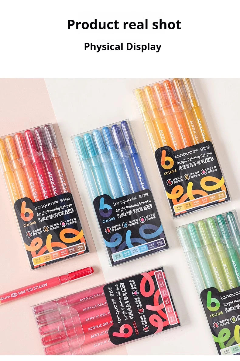 Vibrant Gel Pen Set – Smooth Writing for Art, Notes & Journaling