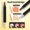 Dual-Tip Permanent Markers – 12 Color Art Set for Drawing & Crafting
