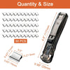 Compact Push Stapler with Reusable Clips