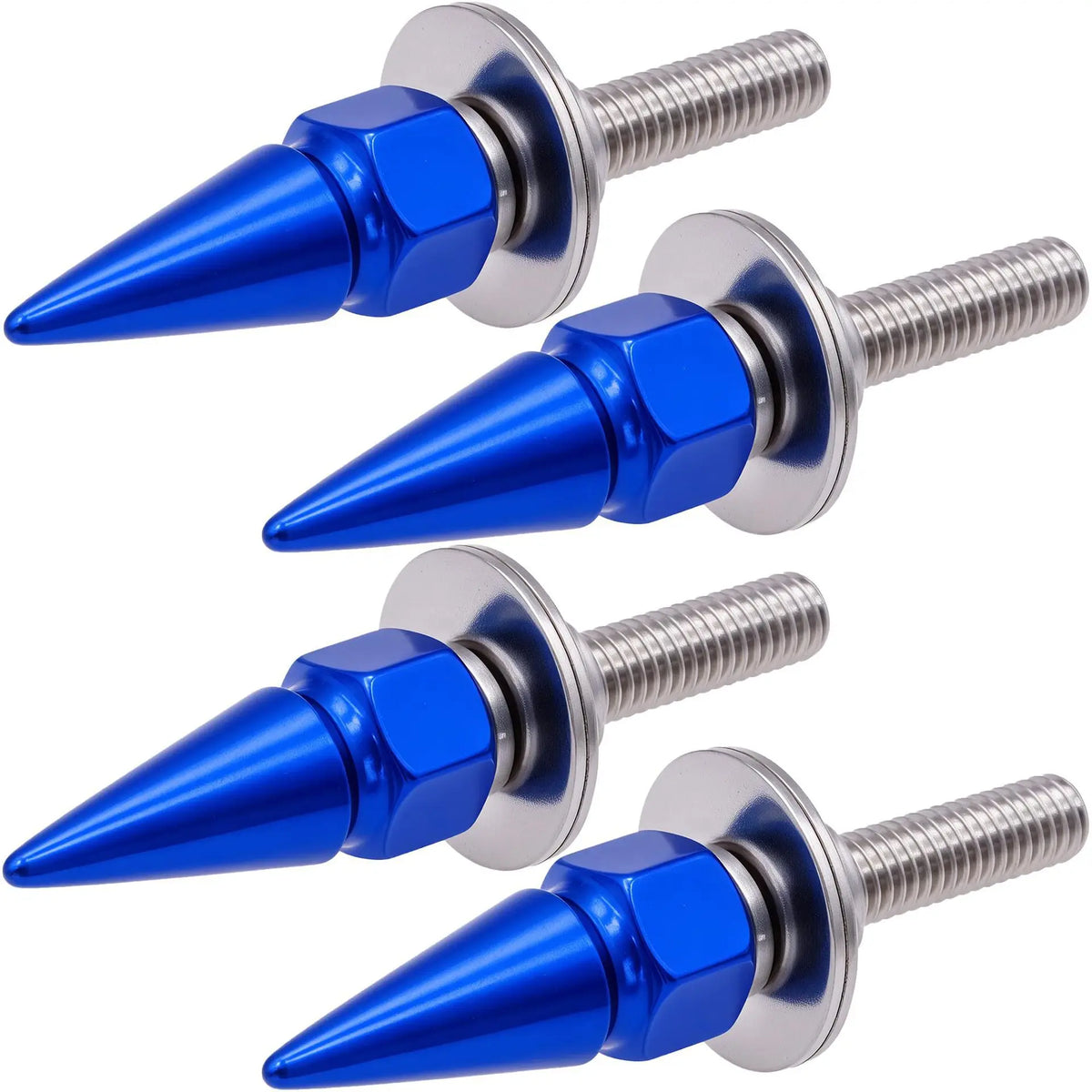 M6 License Plate Screw & Nut Set with 6-Point Thread Repair Tool