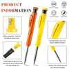Heavy-Duty Carpenter Pencil Set with Extended Tip and Built-In Sharpener