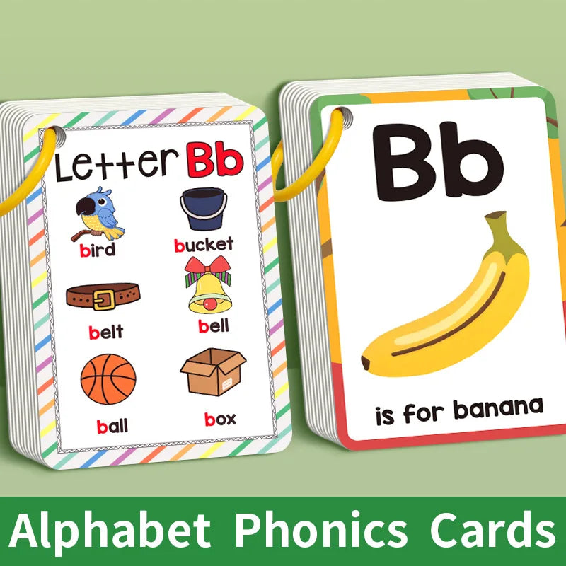 Alphabet Flash Cards for Early Learning & Montessori Education