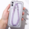 Crystal Bead Phone Lanyard with Wrist Strap