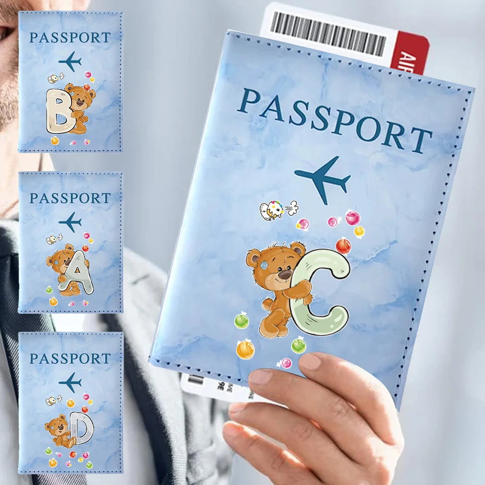 Classic Vintage Leather Passport Holder with Card Slots