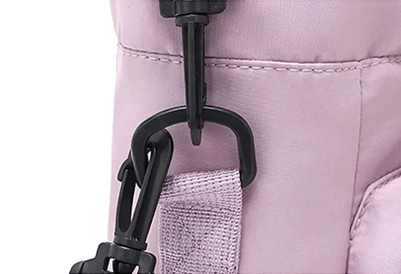 Insulated Water Bottle Carrier Bag with Phone Pocket