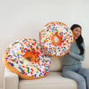 3D Donut Throw Pillow