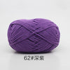 A ball of purple 62# thick yarn for knitting and crochet