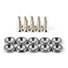 Aluminum Concave Fender Washer Screw Kit (10-Pack) for Automotive Use