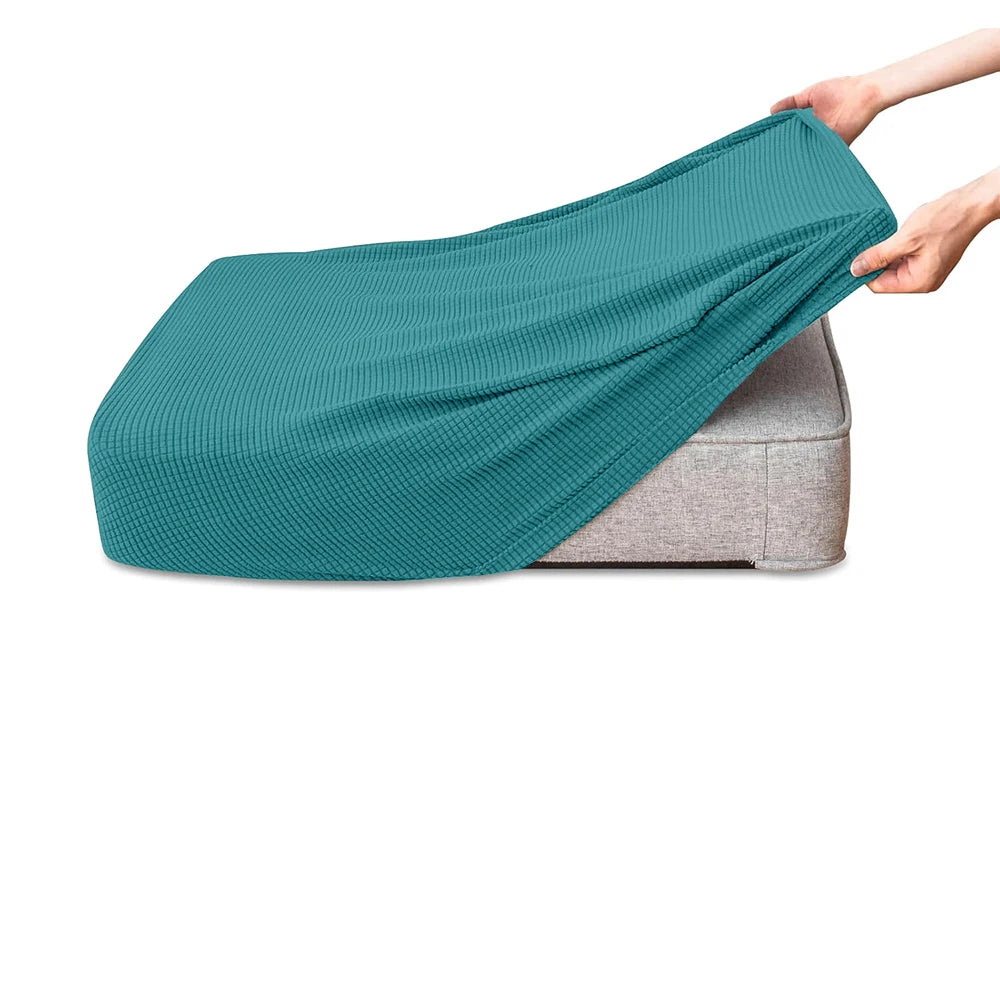 Stretchable Jacquard Sofa Cushion Covers with Anti-Slip Base