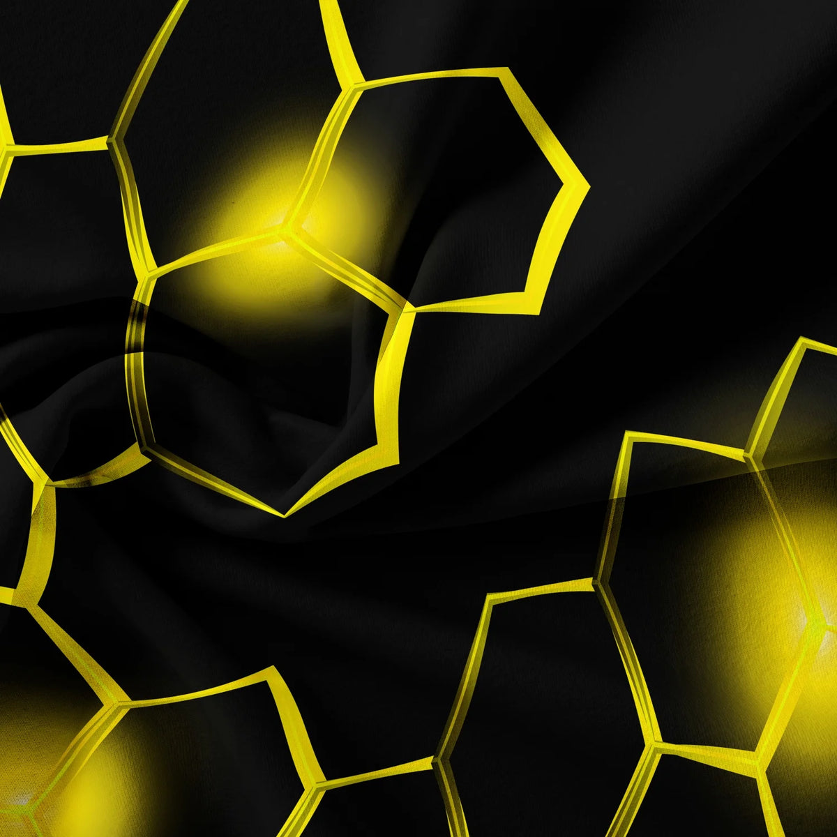 Geometric 3D Hexagonal Honeycomb Duvet Cover Set