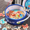 Montessori Wooden Magnetic Fishing Toy for Kids – Educational Marine Life Game