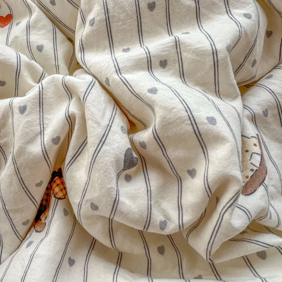 Washed Microfiber Duvet Cover Set with Pillowcases