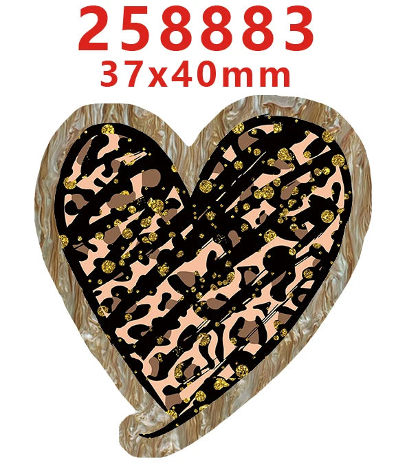 Decorative Faith-Themed Resin Embellishments with Water Ripple Effect