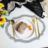 Embroidered Cotton-Linen Placemat Set – Elegant French Lace Table Decor
