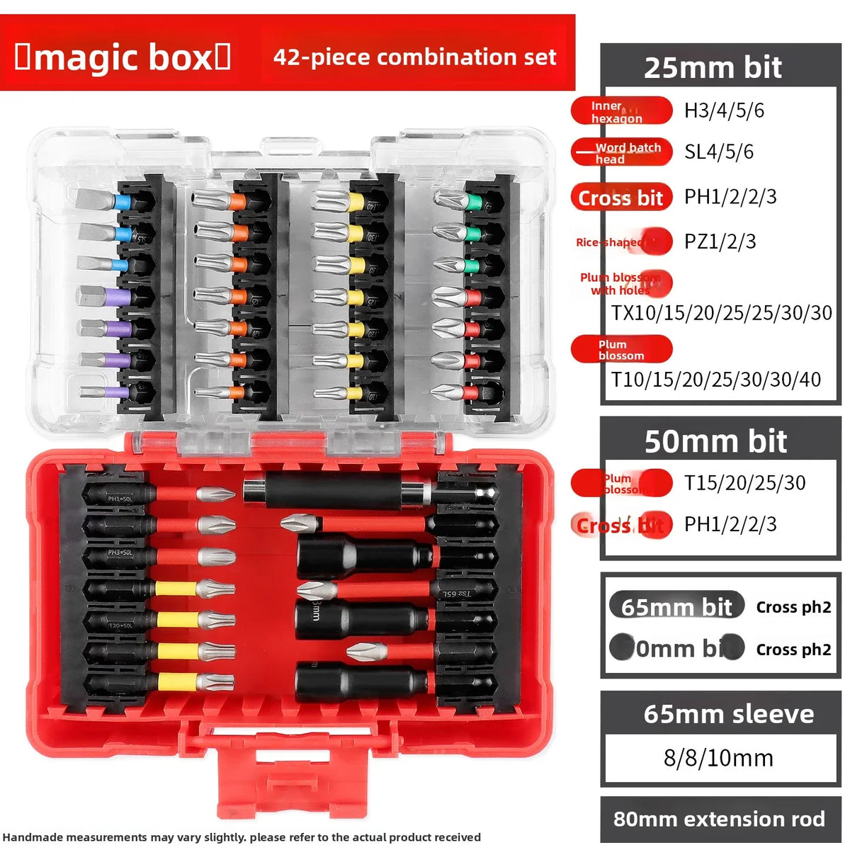 High-Torque Magnetic Screwdriver Set with Non-Slip Grip
