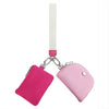 Compact Zippered Wristlet Wallet with Coin Pocket