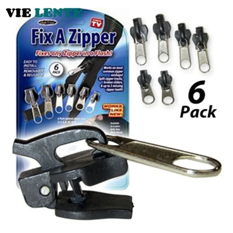 Kit de Reparación Universal para Cremalleras - 6 Piezas