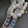 Iridescent Acrylic Chunky Chain Strap for Bags & Jewelry