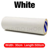 White roll of self-adhesive PU leather repair patch for furniture and car seats