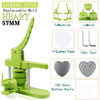 DIY Pin Button Maker Machine Kit with 100 Button Parts and Circle Cutter
