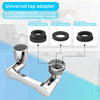 Universal 360° Swivel Faucet Extender with Dual-Mode Sprayer