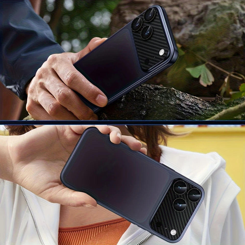 Carbon Fiber Camera Lens Protector for iPhone 17 Pro Max & Pro