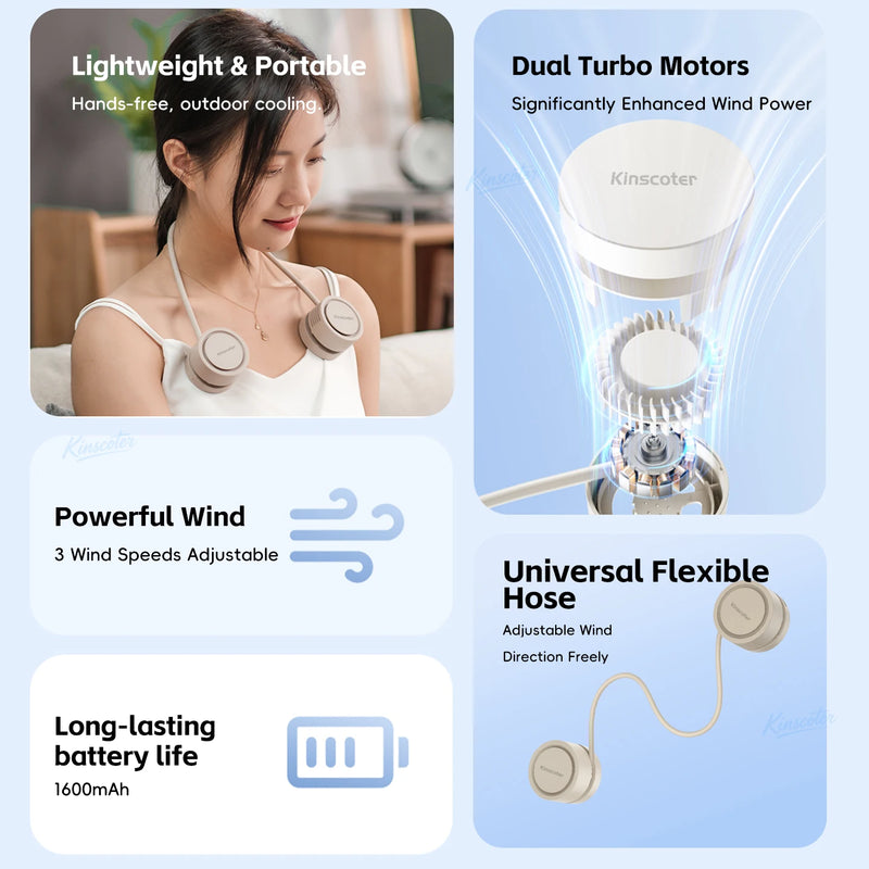 Portable Bladeless Neck Fan