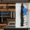 Wall-Mounted Baseball Cap Organizer for Up to 9 Hats