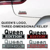 3D Metal "Queen" Emblem Sticker