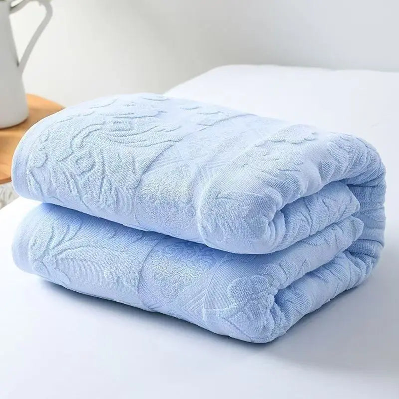 Couverture en coton jacquard