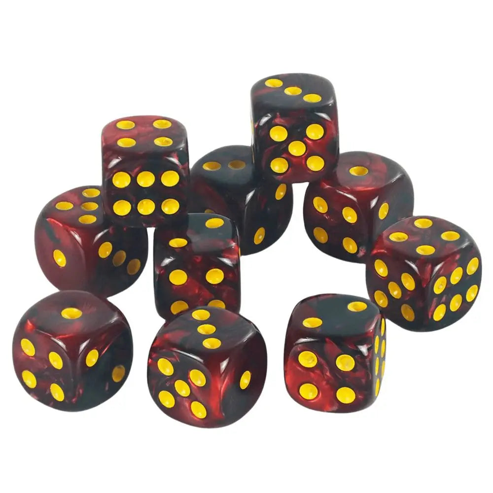 Translucent Colored Acrylic Dice Set for Tabletop Games