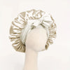Adjustable Satin Sleep Bonnet with Tie Band