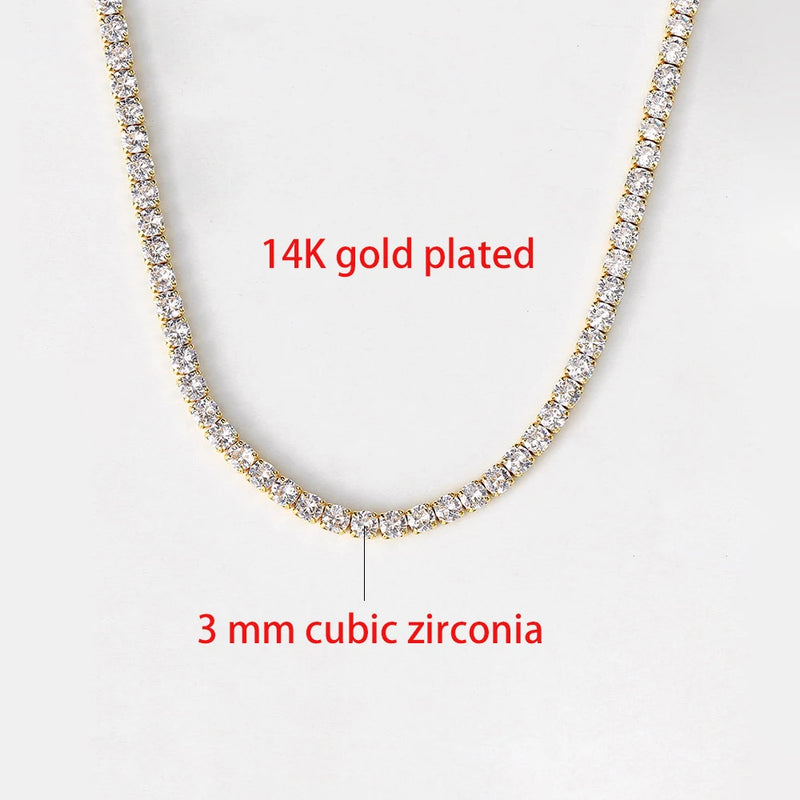 Iced-Out Tennis Choker Necklace