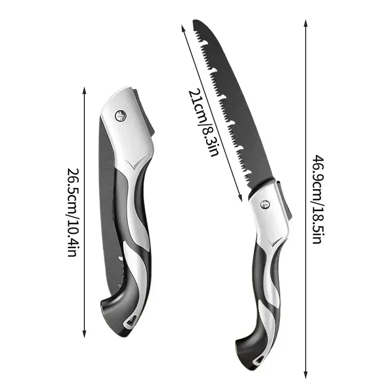 Folding Hand Saw for Gardening and Outdoor Use