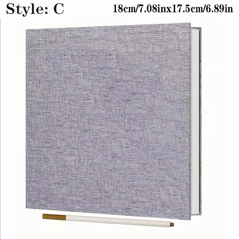 Linen Self-Adhesive Photo Album for Scrapbooking and DIY