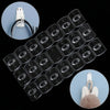 Transparent Removable Adhesive Hooks for Cable Management