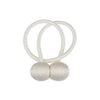 Magnetic Curtain Tiebacks with Decorative Ball Buckle