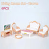 Kawaii Pink Dollhouse Kitchen Furniture Play Set