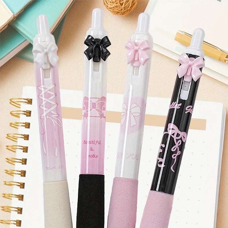 Cute Retractable Cartoon Gel Pens (Set of 4)