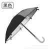 Black mini motorcycle phone umbrella with UV protection