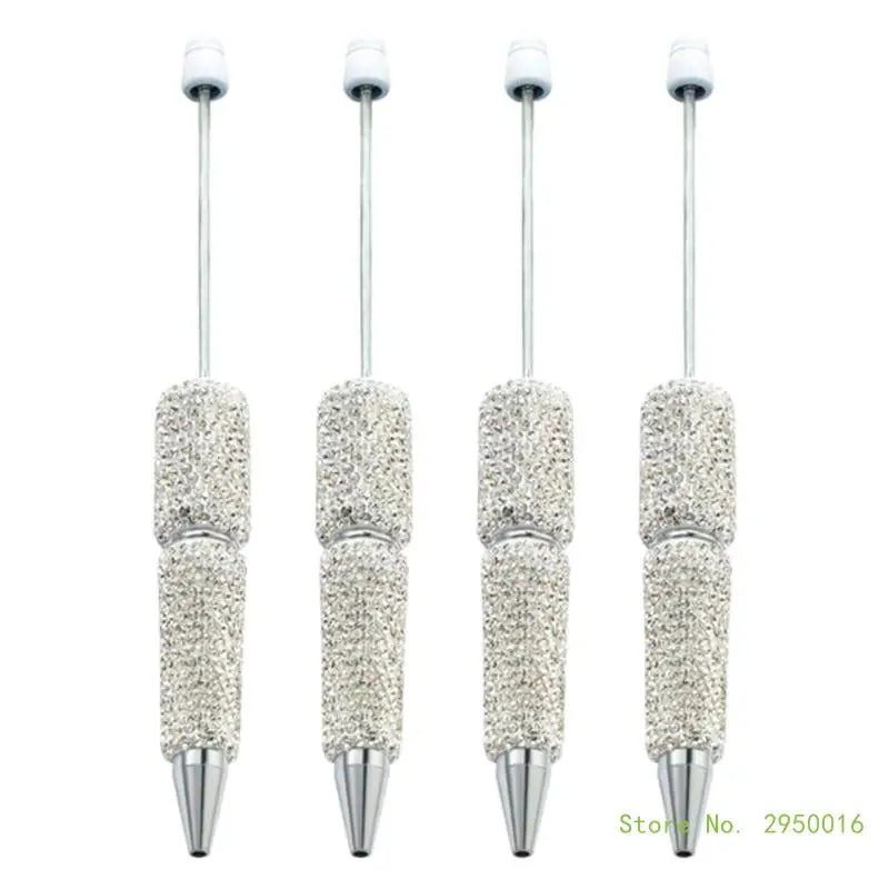 Elegante Perlen-Rhinston-Ballpoint-Stifte (4er Set)