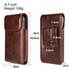 Genuine Leather Belt Clip Phone Holster for Men