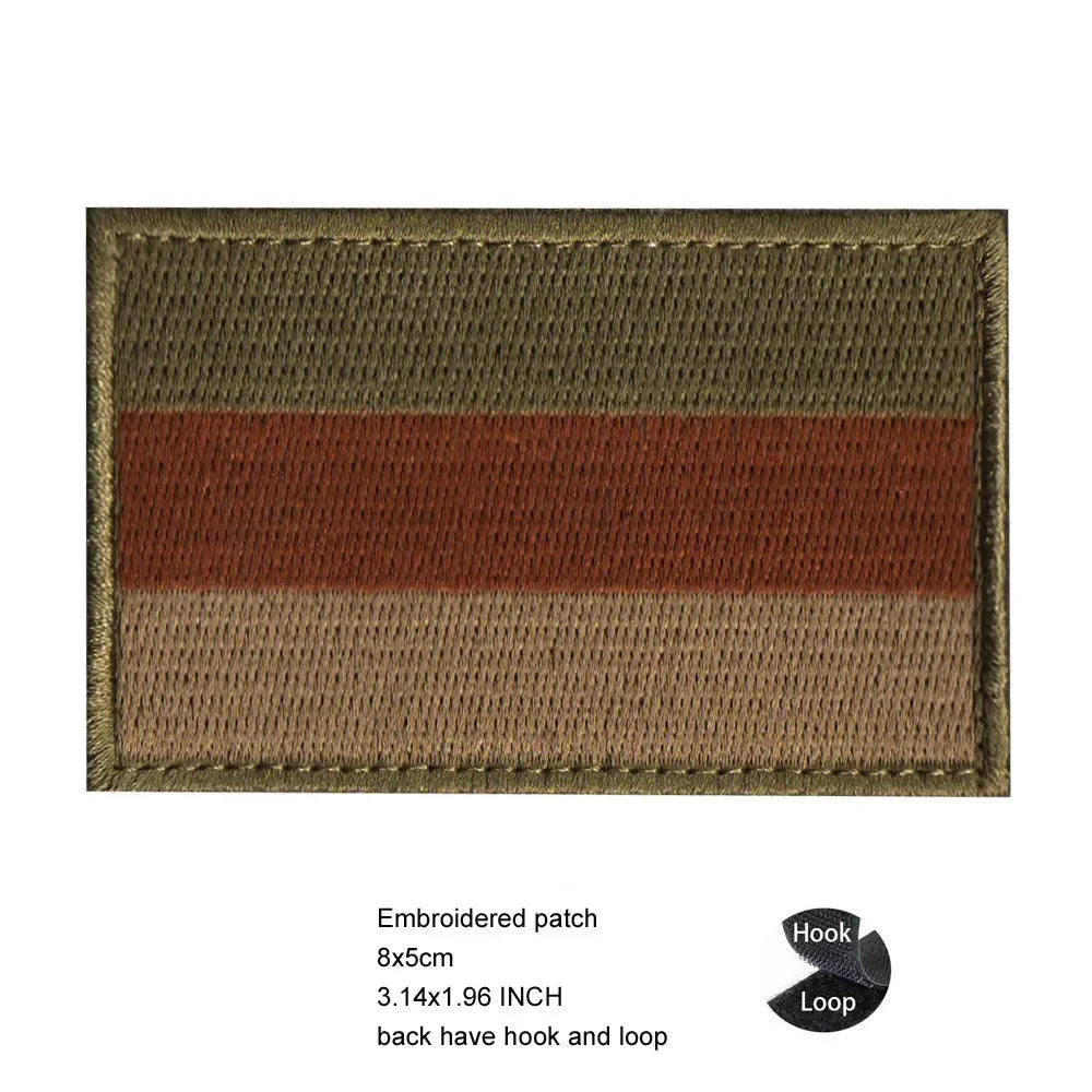 Luminous Reflective German Eagle Patch with Hook-and-Loop Backing